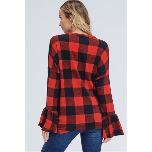 🌺🆕5⭐️Best Seller Ruffle Sleeve Top - Picture 4 of 7